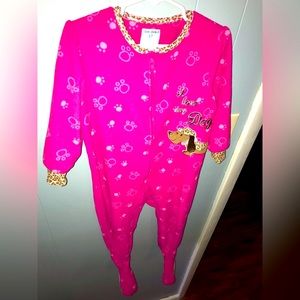 Okie Dokie girls size 4T Sleeper Pajamas